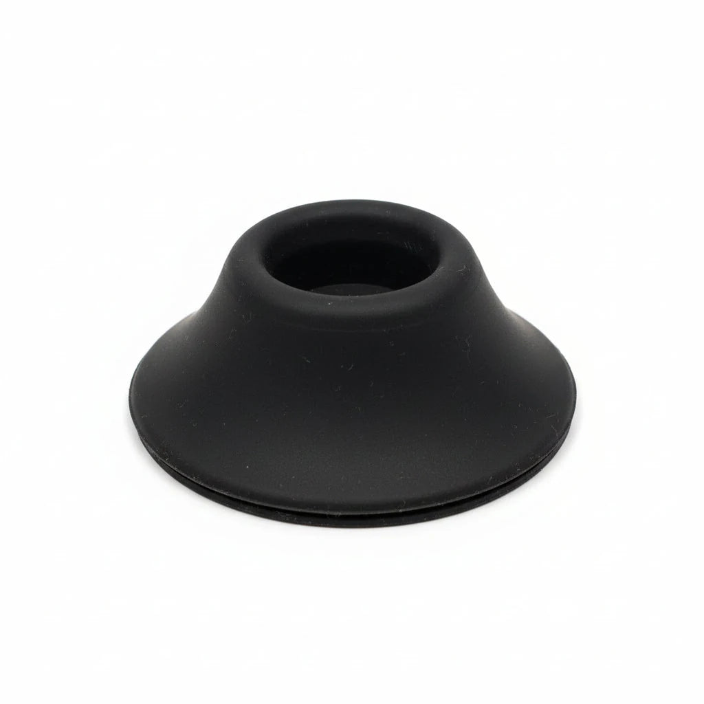 Black Silicone Pen Holder w Suction Cup Base