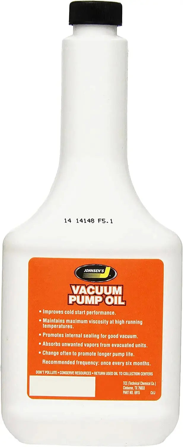 Johnsen's 6915 Vacuum Pump Oil - 12 oz - Viking Lab Supply