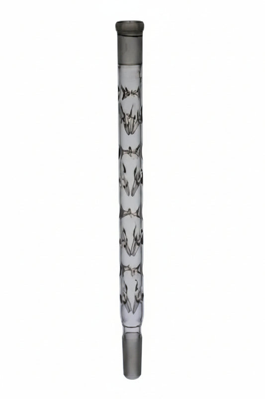 Glass Fractioning Vigreux Column 300MM (24/40) with intricate design for lab distillation processes