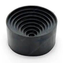 Round Bottom Rubber Flask Holder (90mm) Black - Viking Lab Supply